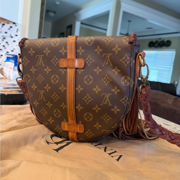 Louis Vuitton Monogram Brown Crossbody with Fringe - Picture 5 of 10
